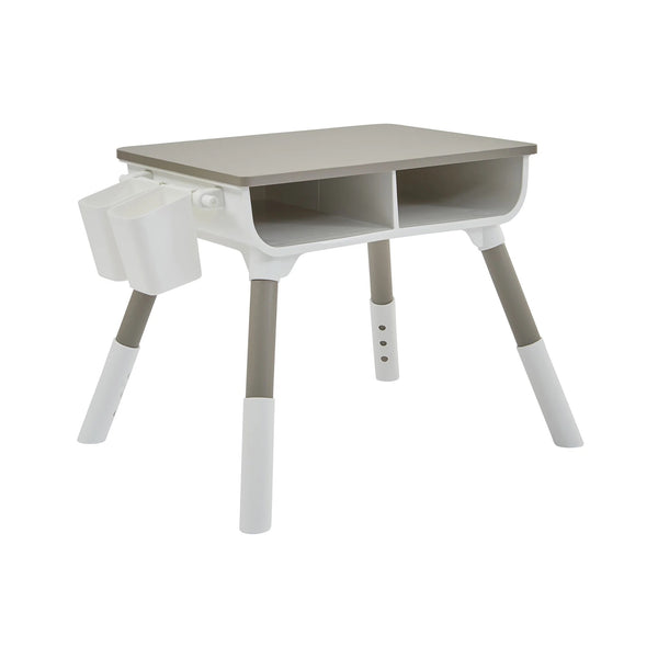 Liberty House Kids’ Scandi Height Adjustable Table and Chair Set, Grey/ white