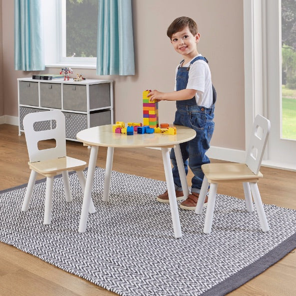 Liberty House Kids’ Round Table and 2 Chairs Set