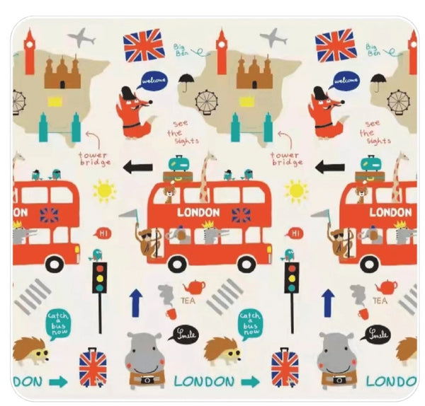 Playpen Bundle BUNDLE: Extra Large Playpen, Grey + PIRA Foldable & Reversible Extra Large Play Mat(200 x 180 cm)