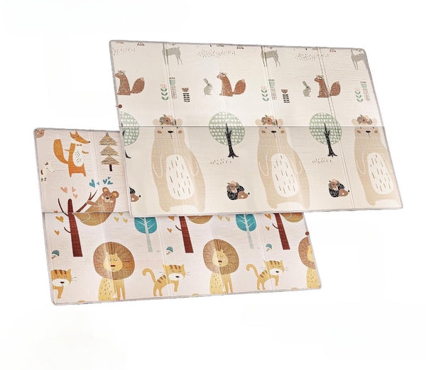 Playpen Bundle BUNDLE: Extra Large Playpen, Grey + PIRA Foldable & Reversible Extra Large Play Mat(200 x 180 cm)