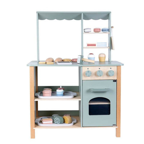 PIRA Wooden 2-in-1 Bakery & Market Stall with Accessories