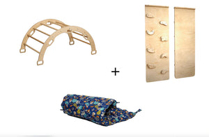 Montessori Arch Rocker with Ramp and Pillow
