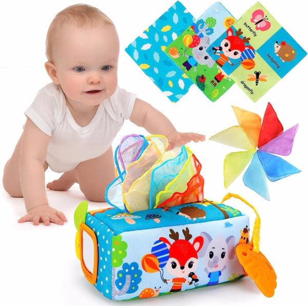 Sozzy Baby Sensory Tissue Box – Jungle