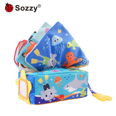 Sozzy Baby Sensory Tissue Box – Ocean
