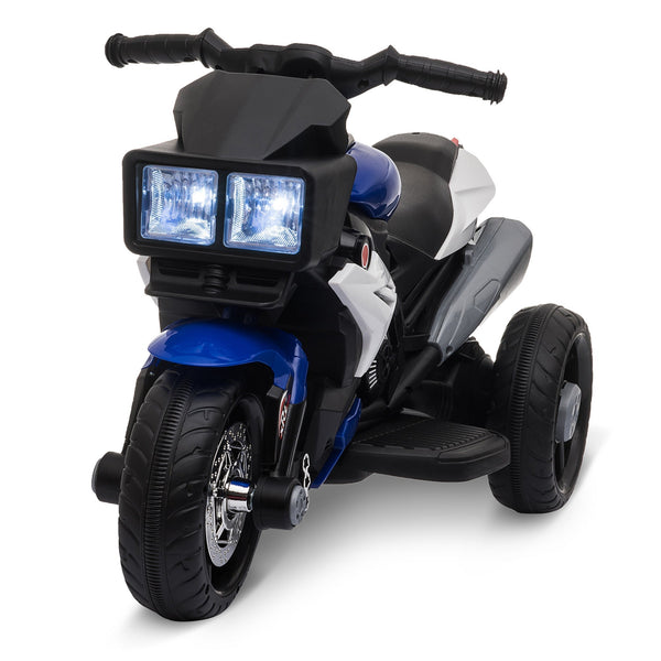 electric motorcycle for children 3-5 years 6v battery - Black blue
