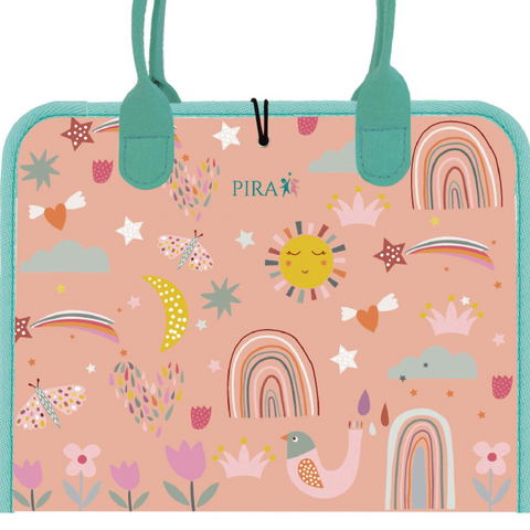 Montessori Busy Book Blue/ Peach