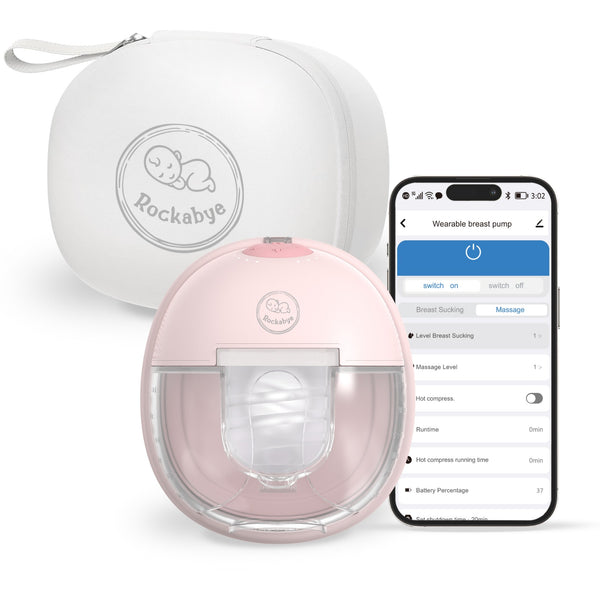 Rockabye Warm-Massage Smart Wearable Breast Pump with app single/ Double Pack- PRE-ORDER OFFER