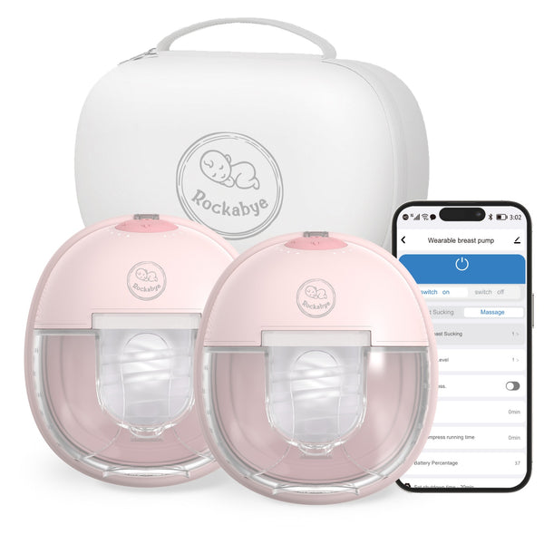 Rockabye Warm-Massage Smart Wearable Breast Pump with app single/ Double Pack- PRE-ORDER OFFER