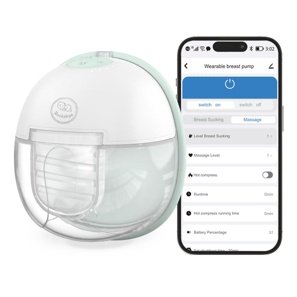 Rockabye Warm-Massage Smart Wearable Breast Pump with app single/ Double Pack- PRE-ORDER OFFER