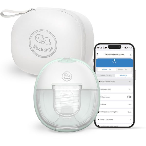Rockabye Warm-Massage Smart Wearable Breast Pump with app single/ Double Pack- PRE-ORDER OFFER