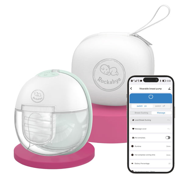 Rockabye Warm-Massage Smart Wearable Breast Pump with app single/ Double Pack- PRE-ORDER OFFER