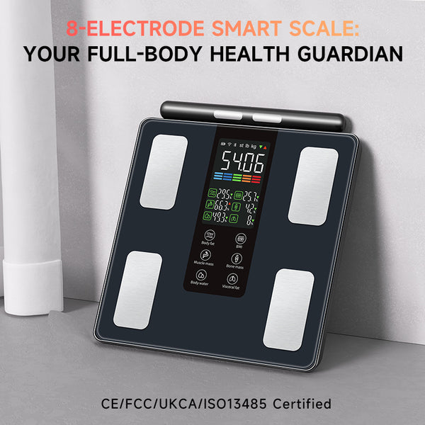 Smart Body Composition Scale with App – 50 Health Insights-FREE DELIVERY OFFER