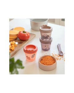 Set of 3 Baby Food Containers - Ozzo - Powder