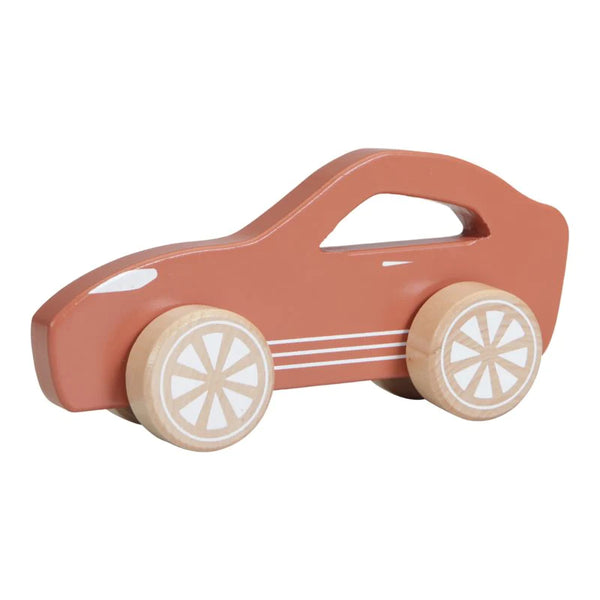 Wooden Sports Car Rust - Little Dutch
