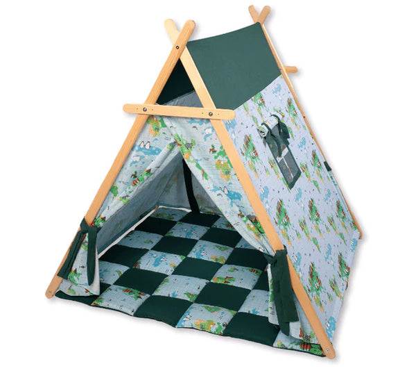 World Map Play Tent and Play Mat