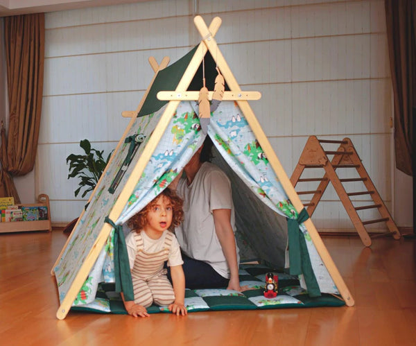 World Map Play Tent and Play Mat