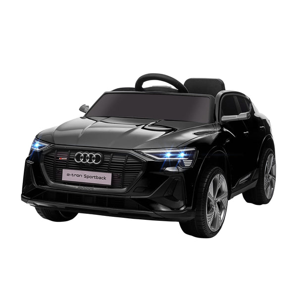 AUDI - Children's Electric Machine with Remote Control, 12V, Speed 3-8km/h, Lights and Music, Age 3-5 Years, Black