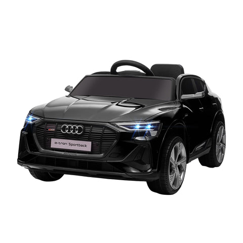 AUDI - Children's Electric Machine with Remote Control, 12V, Speed 3-8km/h, Lights and Music, Age 3-5 Years, Black
