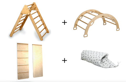 4 Pieces Climbing Set / Triangle Arch Ramp Pillow