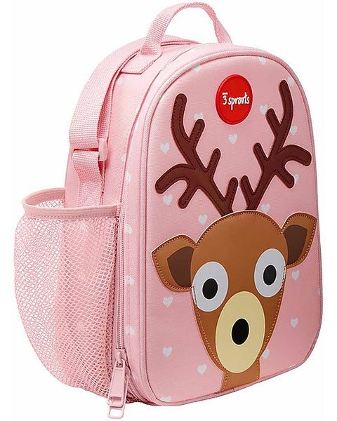 Thermal Lunch Bag with Shoulder Strap - Pink Fawn