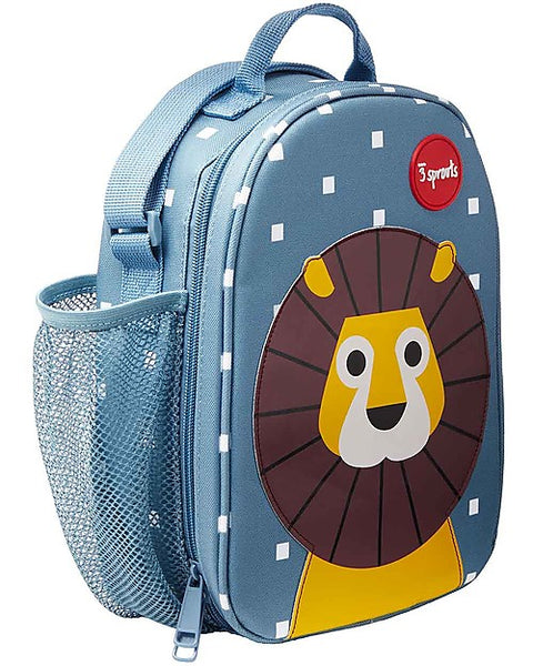 Thermal Lunch Bag with Shoulder Strap - Blue Lion
