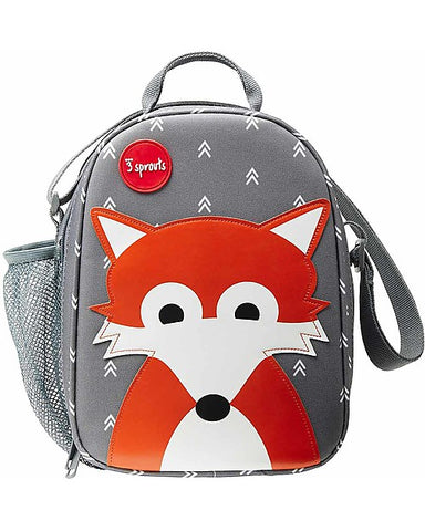 Thermal Lunch Bag with Shoulder Strap - Gray Fox