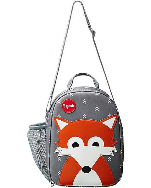 Thermal Lunch Bag with Shoulder Strap - Gray Fox