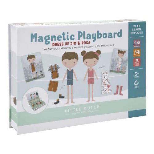 Magnetic Playboard Jim & Rosa