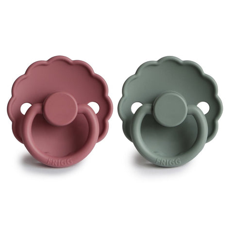 FRIGG Daisy Silicone 2-Pack Dusty Rose/Lily pad - size 2