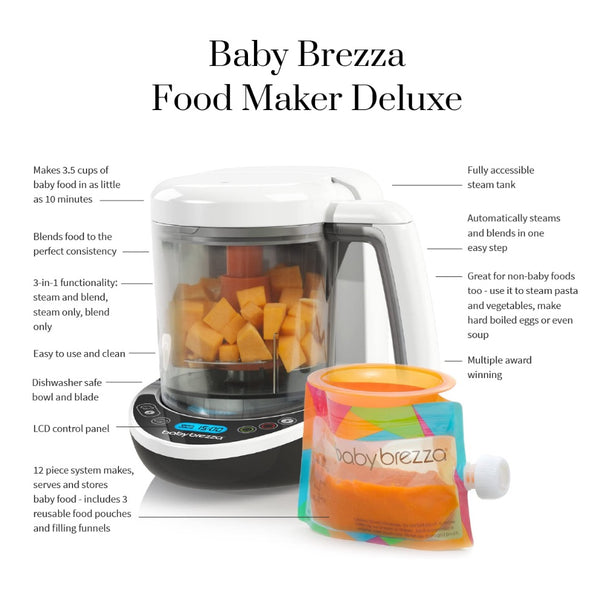 Baby Brezza BUNDLE OFFER: Formula Pro Advanced & One Step Food Maker Deluxe