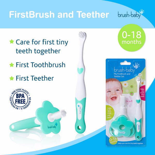 Brush-Baby My FirstBrush & FirstTeether Set