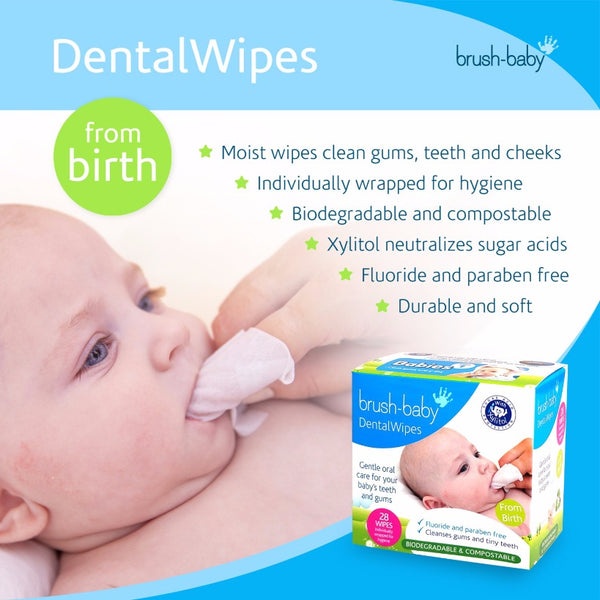 Brush-Baby Dental Wipes (28-pack)