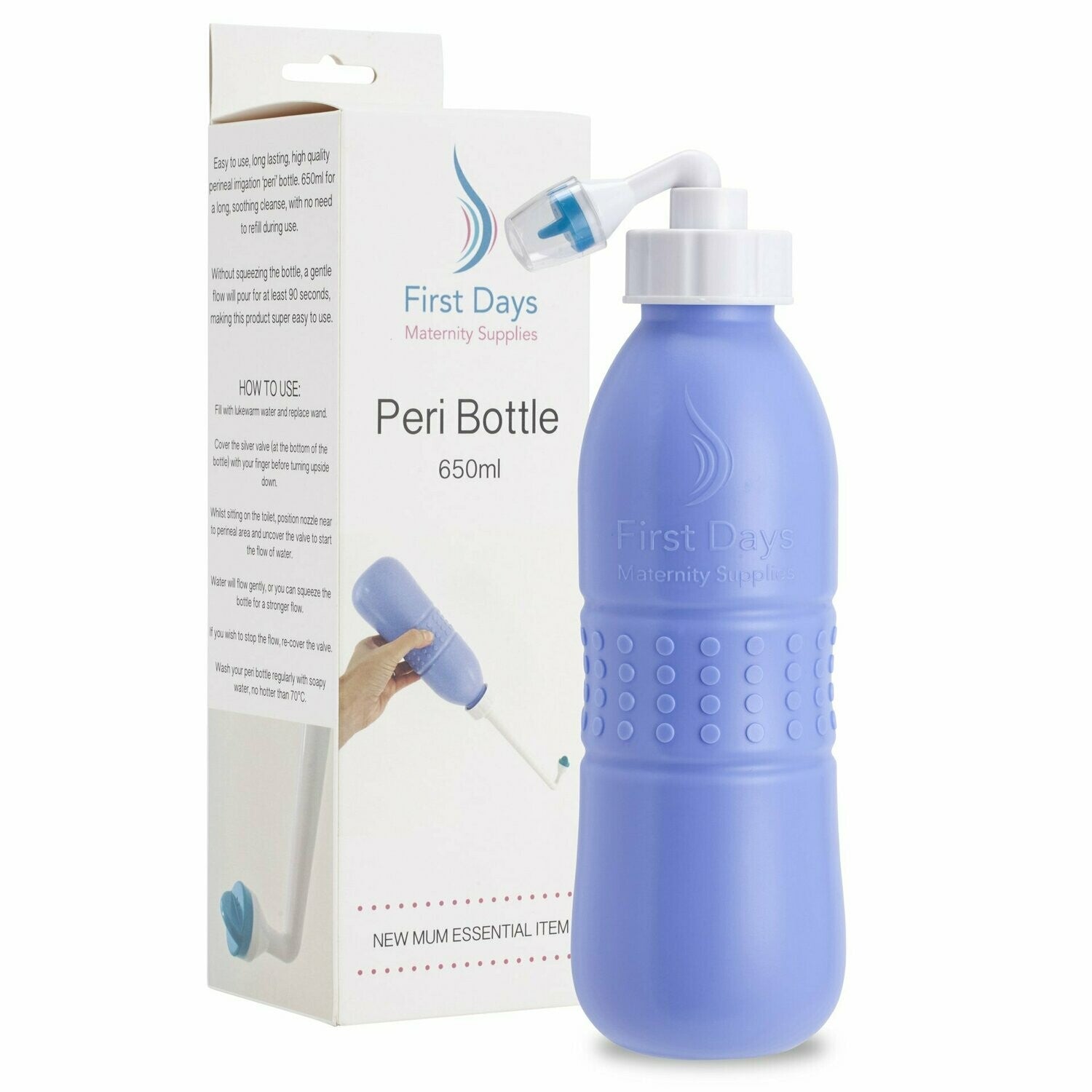 Upside Down 360Ml Peri Bottle For Postpartum Healing – Cow and Cub