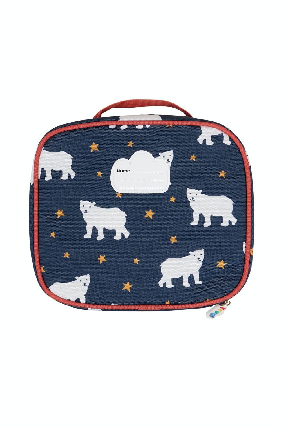 Frugi Pack A Snack Insulated Lunch Bag, Polar Bears