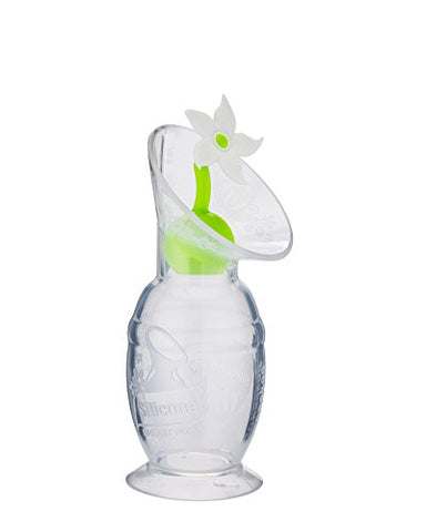 Haakaa Generation 2 Silicone Breast Pump with Suction Base 150ml & Flower Stopper
