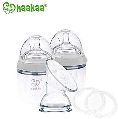 Haakaa Generation 3 Silicone Pump and Bottle Starter Pack