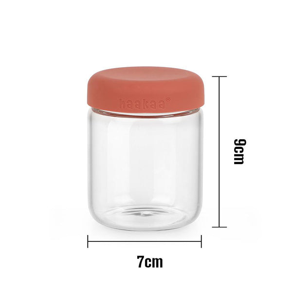 Haakaa Sealed Glass Storage Jar Set (4-pack)