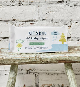 Kit & Kin Biodegradable Baby Wipes (60 pack)