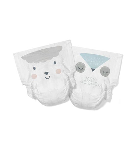 Kit & Kin eco nappies, Size 1 Owl & Lamb – 2-5kg (40 pack)