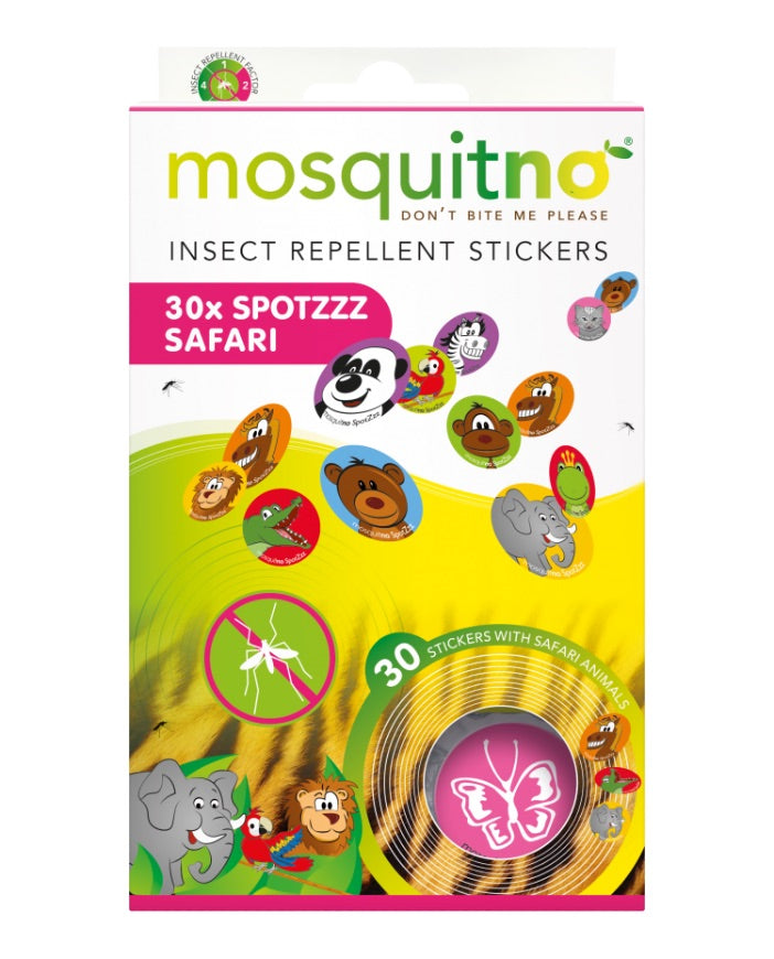 MosquitNo Insect Repellent SpotZzz Stickers Safari – 30 stickers