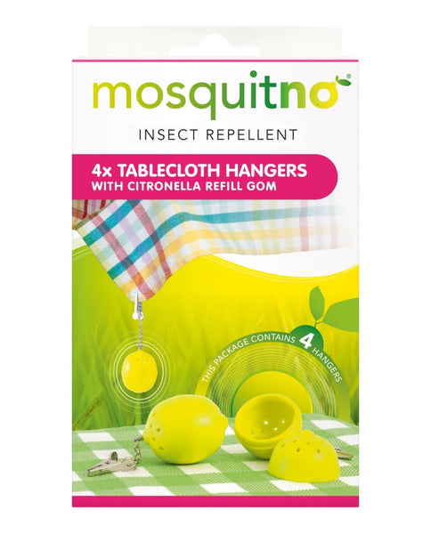 MosquitNo Insect Repellent Tablecloth Hangers(4-pack)