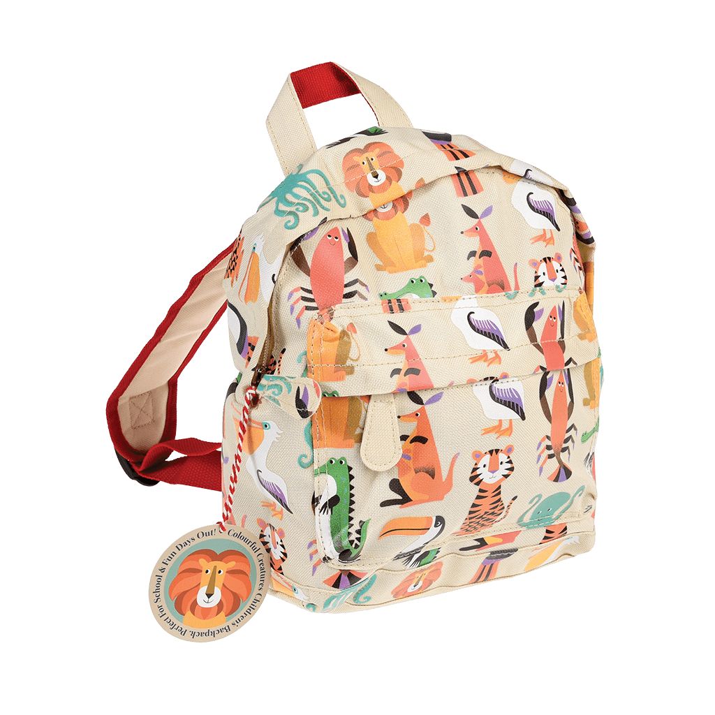 Rex London Mini Backpack, Colourful Creatures