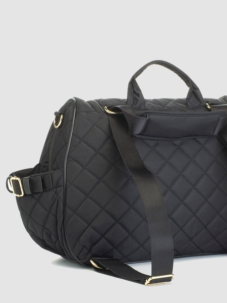 Storksak Poppy Quilt Convertible Backpack, Black