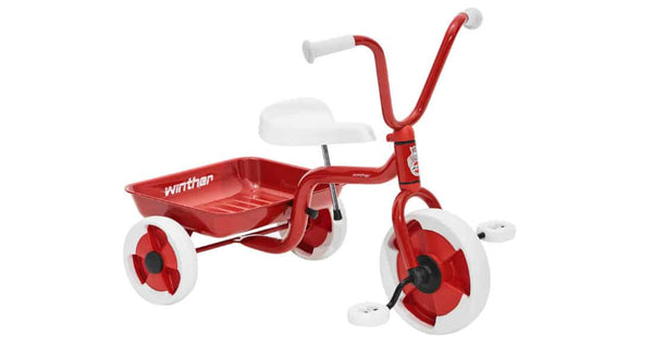 Winther Classic Tricycle with Tray, Red