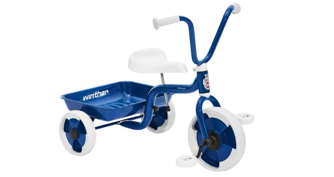 Winther Classic Tricycle with Tray, Blue