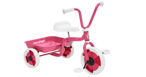 Winther Classic Tricycle with Tray, Pink