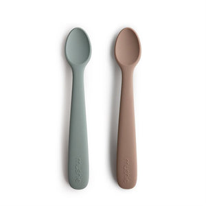 Feeding Spoons 2-Pack Stone/Cloudy Mauve