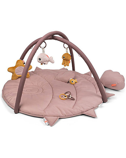 Activity Gym with Quilted Playmat - Pink