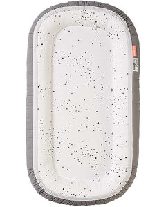 Baby Nest Plus reducer, Dreamy Dots, White/Grey - Cotton - From birth