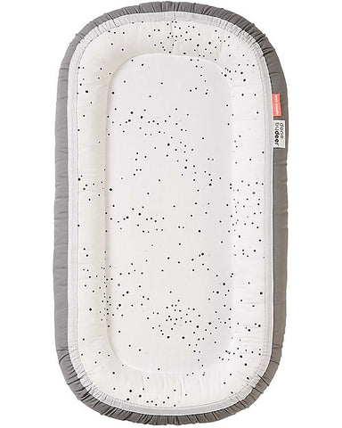 Baby Nest Plus reducer, Dreamy Dots, White/Grey - Cotton - From birth